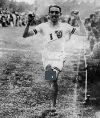Alf Shrubb, who in 1904 broke the six-mile (29.59.4), ten mile (50.40.6) and the hour (11miles, 1,137yards) records in one race wearing ‘ Joe Foster’ s Famous Shoes’
