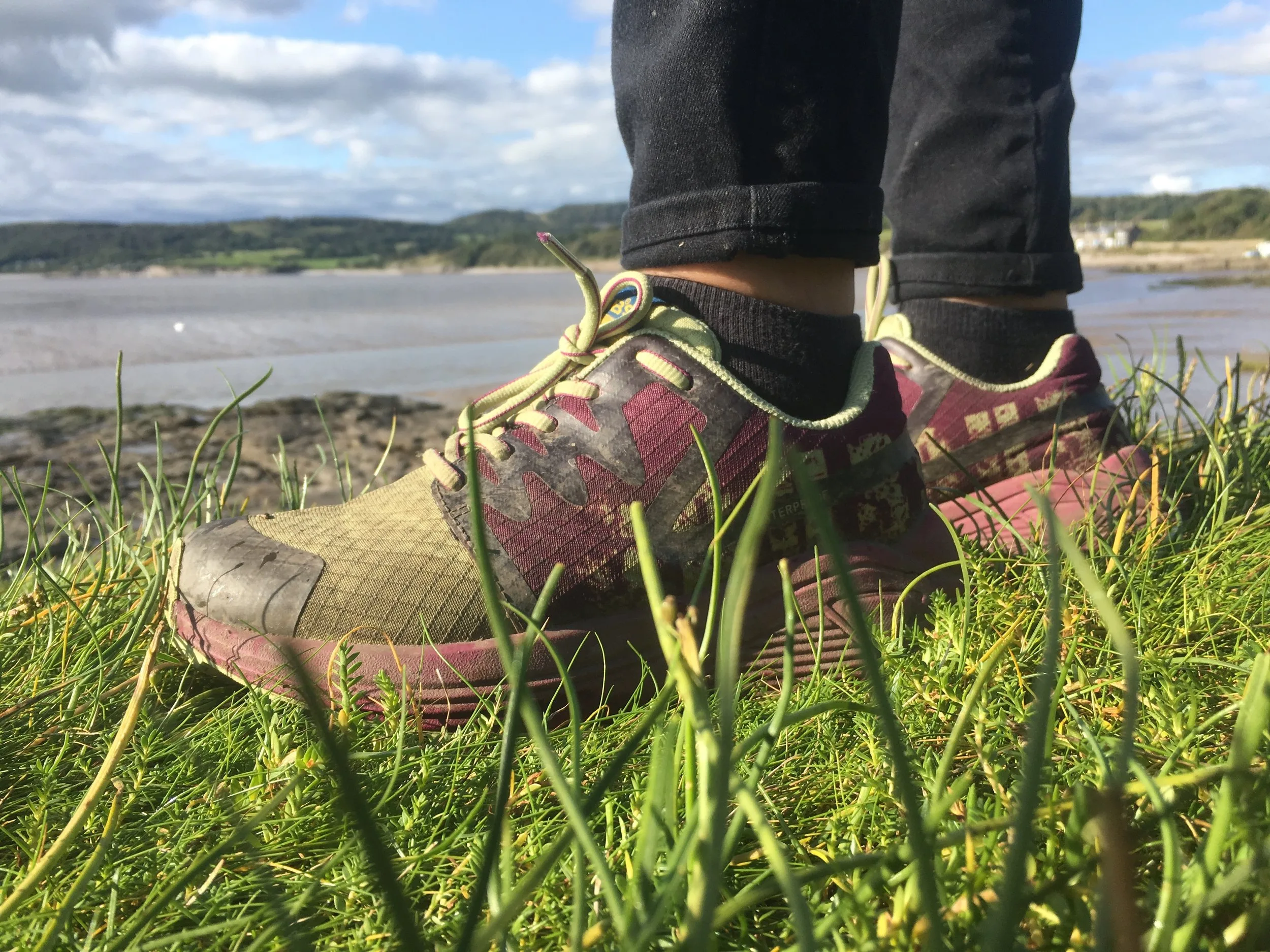 Far Arnside to Jenny Brown's point, Lancashire beach walk